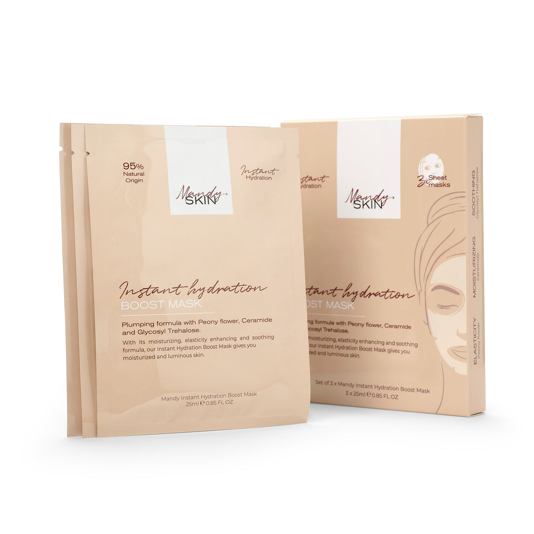 Mandy Instant Hydration Boost Mask 3-pack